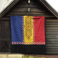 Romania National Flag Day 26th June Quilt Red Traditional Embroidery Patterns