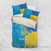 Personalized Crimean Tatar Flag Day Bedding Set Ukraine Crimea Map