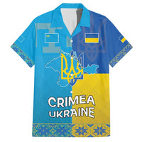 Personalized Crimean Tatar Flag Day Family Matching Puletasi and Hawaiian Shirt Ukraine Crimea Map