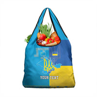 Personalized Crimean Tatar Flag Day Grocery Bag Ukraine Crimea Map