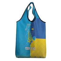 Personalized Crimean Tatar Flag Day Grocery Bag Ukraine Crimea Map
