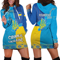 Personalized Crimean Tatar Flag Day Hoodie Dress Ukraine Crimea Map
