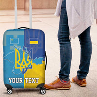 Personalized Crimean Tatar Flag Day Luggage Cover Ukraine Crimea Map