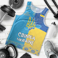 Personalized Crimean Tatar Flag Day Men Tank Top Ukraine Crimea Map