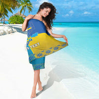 Personalized Crimean Tatar Flag Day Sarong Ukraine Crimea Map