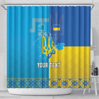 Personalized Crimean Tatar Flag Day Shower Curtain Ukraine Crimea Map