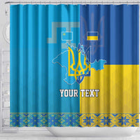 Personalized Crimean Tatar Flag Day Shower Curtain Ukraine Crimea Map