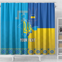 Personalized Crimean Tatar Flag Day Shower Curtain Ukraine Crimea Map