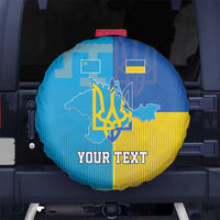 Personalized Crimean Tatar Flag Day Spare Tire Cover Ukraine Crimea Map