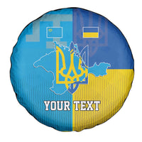 Personalized Crimean Tatar Flag Day Spare Tire Cover Ukraine Crimea Map