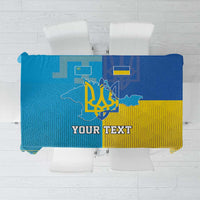 Personalized Crimean Tatar Flag Day Tablecloth Ukraine Crimea Map