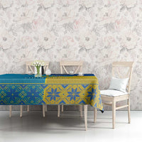 Personalized Crimean Tatar Flag Day Tablecloth Ukraine Crimea Map