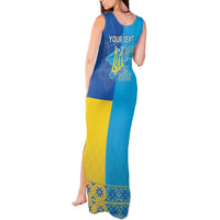 Personalized Crimean Tatar Flag Day Tank Maxi Dress Ukraine Crimea Map
