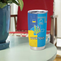 Personalized Crimean Tatar Flag Day Tumbler Cup Ukraine Crimea Map
