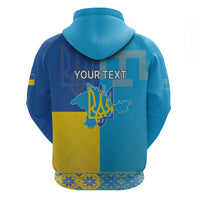 Personalized Crimean Tatar Flag Day Zip Hoodie Ukraine Crimea Map