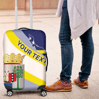 Personalized Curacao Coat of Arms Luggage Cover Map Flag Style