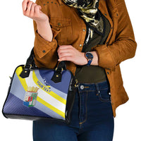 Personalized Curacao Coat of Arms Shoulder Handbag Map Flag Style
