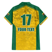 Republic of Lithuania Football Family Matching Puletasi and Hawaiian Shirt Sporty Style