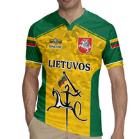 Republic of Lithuania Football Rugby Jersey Sporty Style