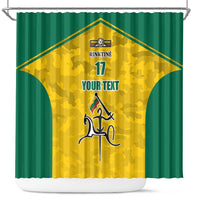 Republic of Lithuania Football Shower Curtain Sporty Style
