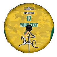 Republic of Lithuania Football Spare Tire Cover Sporty Style
