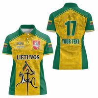 Republic of Lithuania Football Women Polo Shirt Sporty Style LT17 - Wonder Print Shop