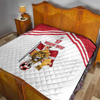 Custom Danmark Football Go Champions Quilt Denmark Sporty Style
