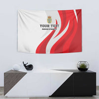 Personalized Danmark Football Tapestry Denmark Sporty Style Danish Dynamite