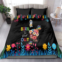 Born to Stand Out Autism Awareness Bedding Set Brain Mind and Yippee!
