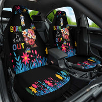 Born to Stand Out Autism Awareness Car Seat Cover Brain Mind and Yippee!