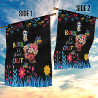 Born to Stand Out Autism Awareness Garden Flag Brain Mind and Yippee!