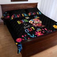 Born to Stand Out Autism Awareness Quilt Bed Set Brain Mind and Yippee!