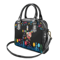 Born to Stand Out Autism Awareness Shoulder Handbag Brain Mind and Yippee!