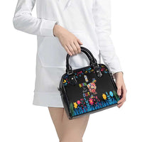 Born to Stand Out Autism Awareness Shoulder Handbag Brain Mind and Yippee!