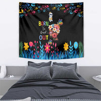 Born to Stand Out Autism Awareness Tapestry Brain Mind and Yippee!