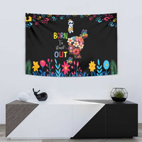 Born to Stand Out Autism Awareness Tapestry Brain Mind and Yippee!