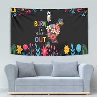 Born to Stand Out Autism Awareness Tapestry Brain Mind and Yippee!