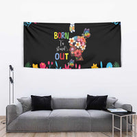 Born to Stand Out Autism Awareness Tapestry Brain Mind and Yippee!