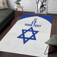 Custom Israel Football Go Champions Area Rug Sporty Style