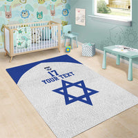 Custom Israel Football Go Champions Area Rug Sporty Style