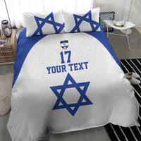 Custom Israel Football Go Champions Bedding Set Sporty Style