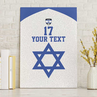 Custom Israel Football Go Champions Canvas Wall Art Sporty Style