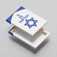 Custom Israel Football Go Champions Canvas Wall Art Sporty Style