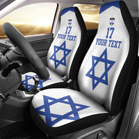 Custom Israel Football Go Champions Car Seat Cover Sporty Style