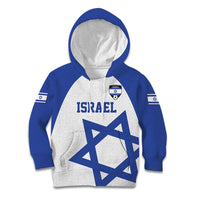 Custom Israel Football Go Champions Kid Hoodie Sporty Style