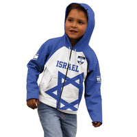 Custom Israel Football Go Champions Kid Hoodie Sporty Style