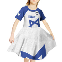 Custom Israel Football Go Champions Kid Short Sleeve Dress Sporty Style
