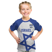 Custom Israel Football Go Champions Kid T Shirt Sporty Style