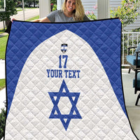 Custom Israel Football Go Champions Quilt Sporty Style