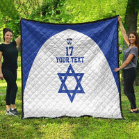 Custom Israel Football Go Champions Quilt Sporty Style